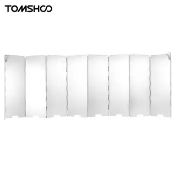 

Free Shipping TOMSHOO Ultra-light Outdoor Camping Stoves 8 Plates Foldable Cooker Gas Stove Wind Shield Screens Aluminum