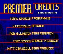 Premier кредиты 97 16 бит MD карточная игра для 16 бит Sega megadrive Genesis игровой консоли