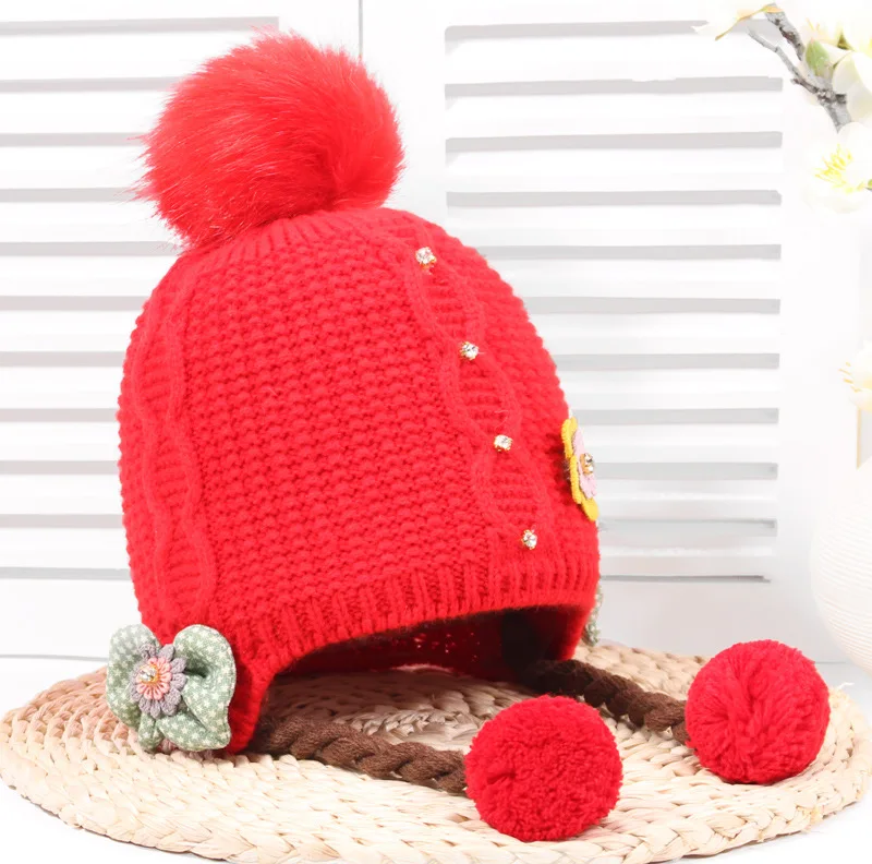 Sizes 1-5 Years Boys Girls Hats Kids Winter Hats Bonnet Enfant Hat For Children Baby Muts Skullies Beanies hat femal