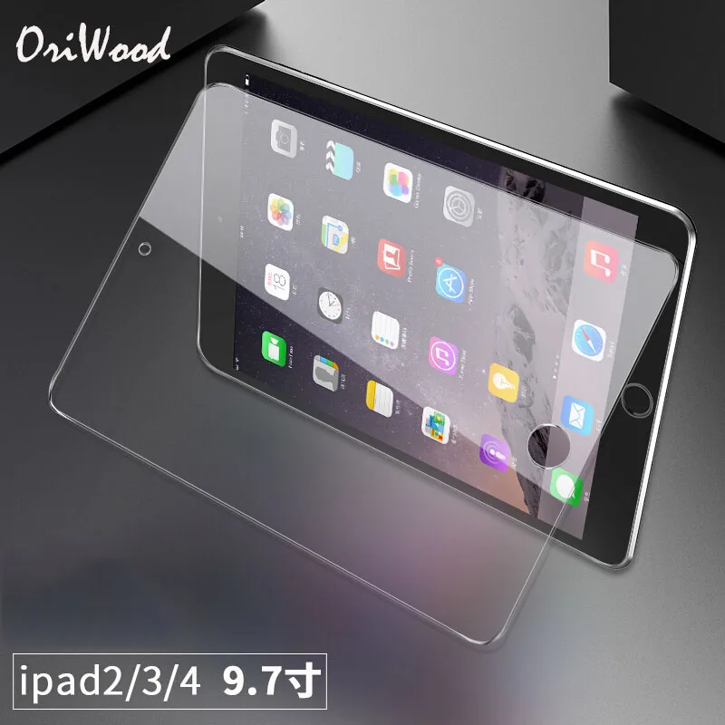 

2.5D Full Cover Screen Protector For Apple iPad 2 3 4 5 6 Air 1 2 9.7 2018 Tempered Glass For iPad Air1 2 Clear Protective Glass