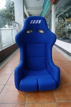 One Lot/2 Pcs Buckets Series Car Seat MRH Carbon Fiber Frame Black Blue Red Alcantara Suede Cloth Racing Car Bucket Seats