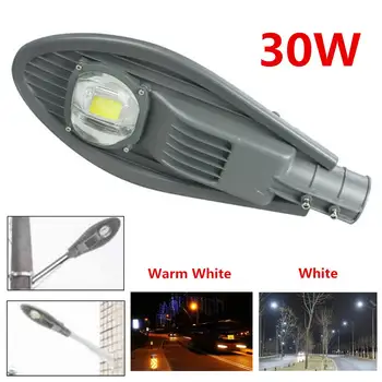 

Grey 30W LED Street Light Waterproof Outdoor Night Lamp Park Square Road Hotel Bridge Path Light Decoration Outdoor Lighting