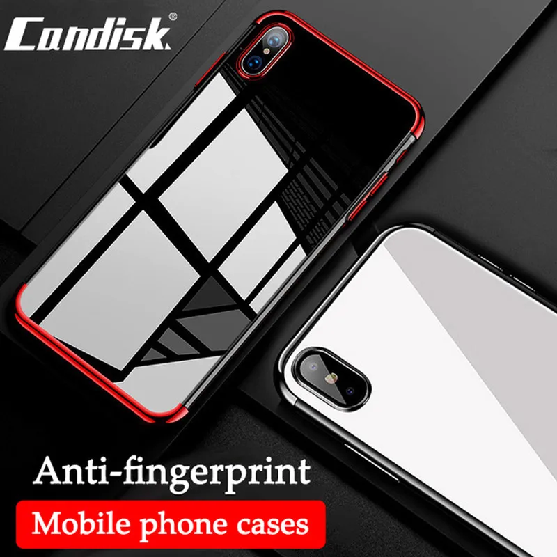 

New Cover Anti-knock Mobile Phone Bags For iPhone 6 6s 7 8 Plus X XS XR MAX Glossy Transparent Protection Soft TPU Fitted Cases