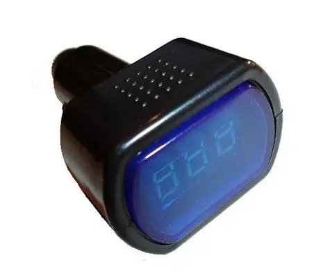 

Mini car volt meter /Auto voltage detector /The battery voltage meter monitoring Sensor