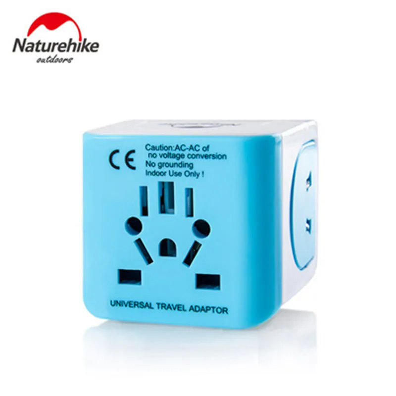 

Naturehike Outdoor Safety Tools Transverter Socket Conversion Plug Adapter Universal Travel Socket USB Connector for US UK EU