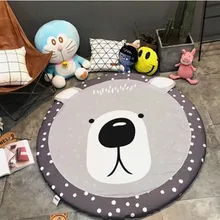 Горячая Распродажа хлопковое детское ползающее одеяло игровой коврик детское одеяло-плед в виде медведя Кролик одеяло, коврик в виде животных, теплый медведь игровые коврики осень-зима