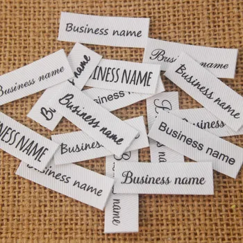 

128 custom labels, custom clothing labels, name labels, ironing labels (TB299)
