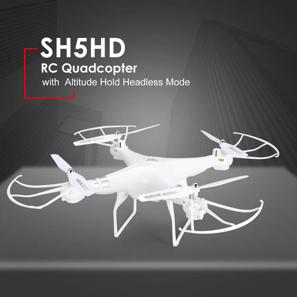 

SH5HD 2.4G Smart Mini Drone RC Quadcopter Altitude Hold Headless Mode One Key Return LED Light Speed Remote Control Drone Toys