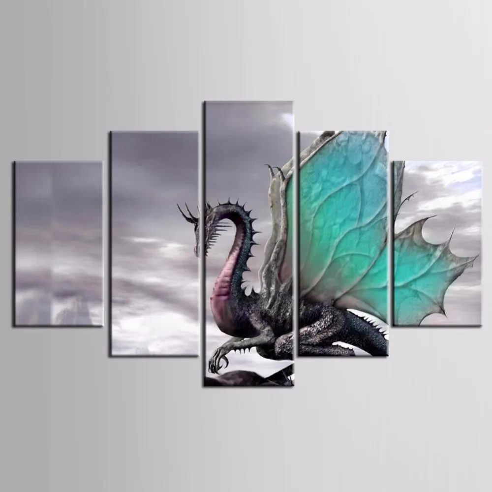 TOP Sale 5pieces / set of Poster series wall art for decorating home Decorative painting on canvas framed/FJ-MB-E | Дом и сад