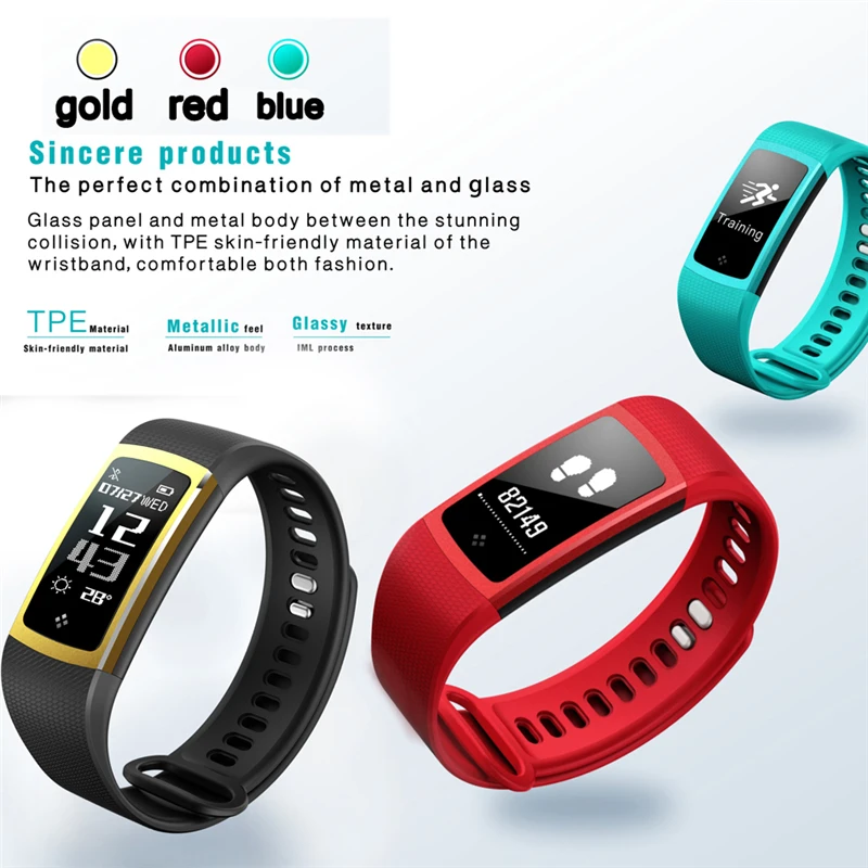 

2018 Luxury Watches Mens Woman 2018 New Sports Smart Watch Fitness Heart Rate Blood Pressure Monitoring Smart Bracelet IP67 Band
