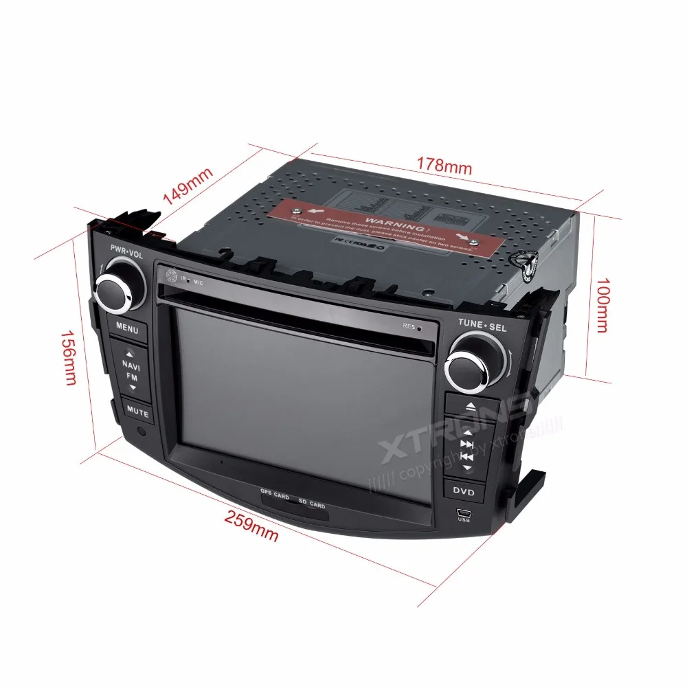 Perfect 7" Special Car DVD for Toyota RAV4 2006/2007/2008/2009/2010/2011/2012 with Toyota Original User Interface/Appearance 3