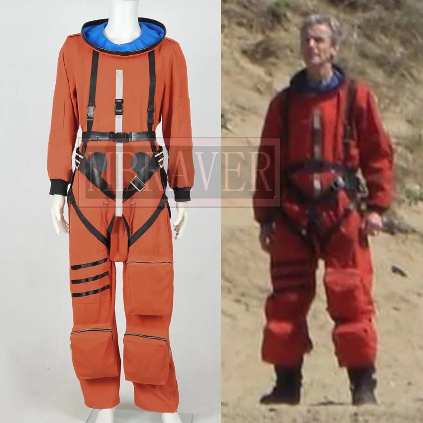 

Doctor Who Season 8 Cosplay Kill The Moon 12th Twelfth Dr. Peter Capaldi Costume Space Suit Fashion Party Halloween