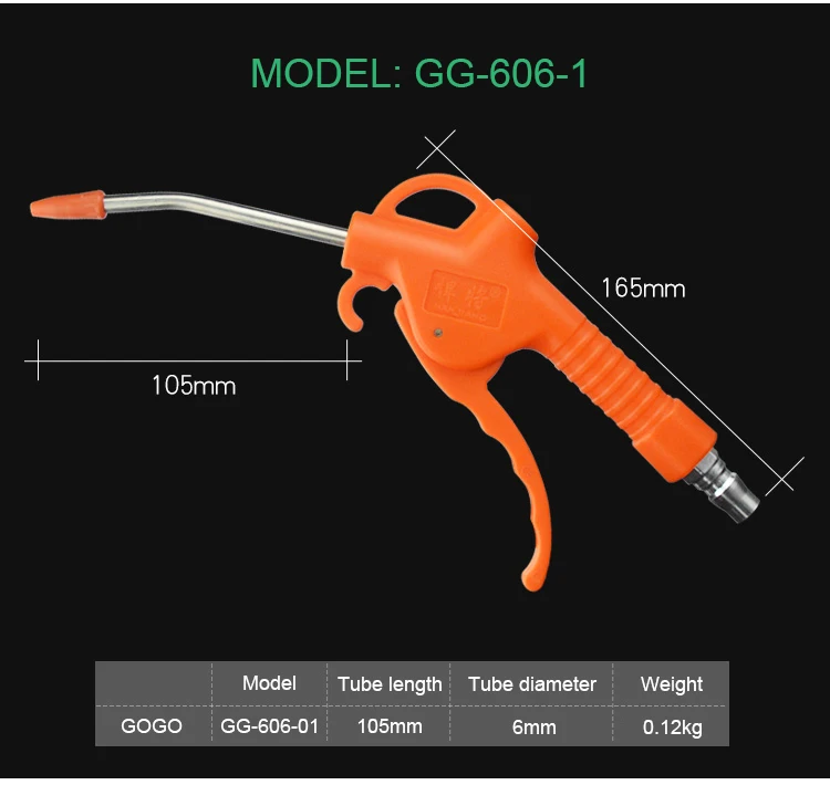 10 м PU трубка с пластиковой ручкой пневматический пистолет для выдува воздуха комплект Воздушный Пыльник для очистки сопла со шлангом