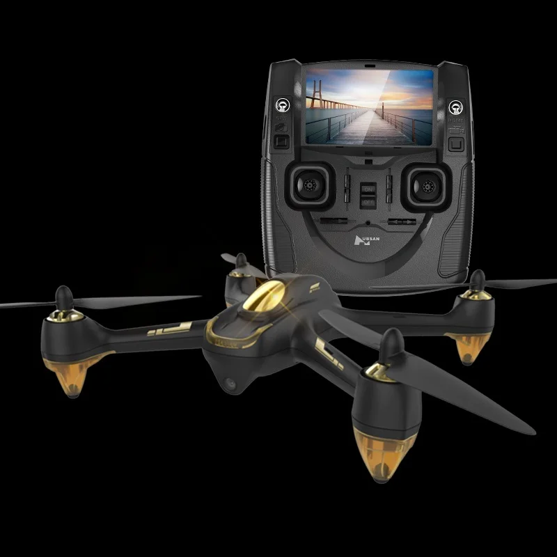 (Белый и черный в наличии) 2019 новейший Hubsan X4 FPV H501S Квадрокоптер Дрон 1080P камера GPS
