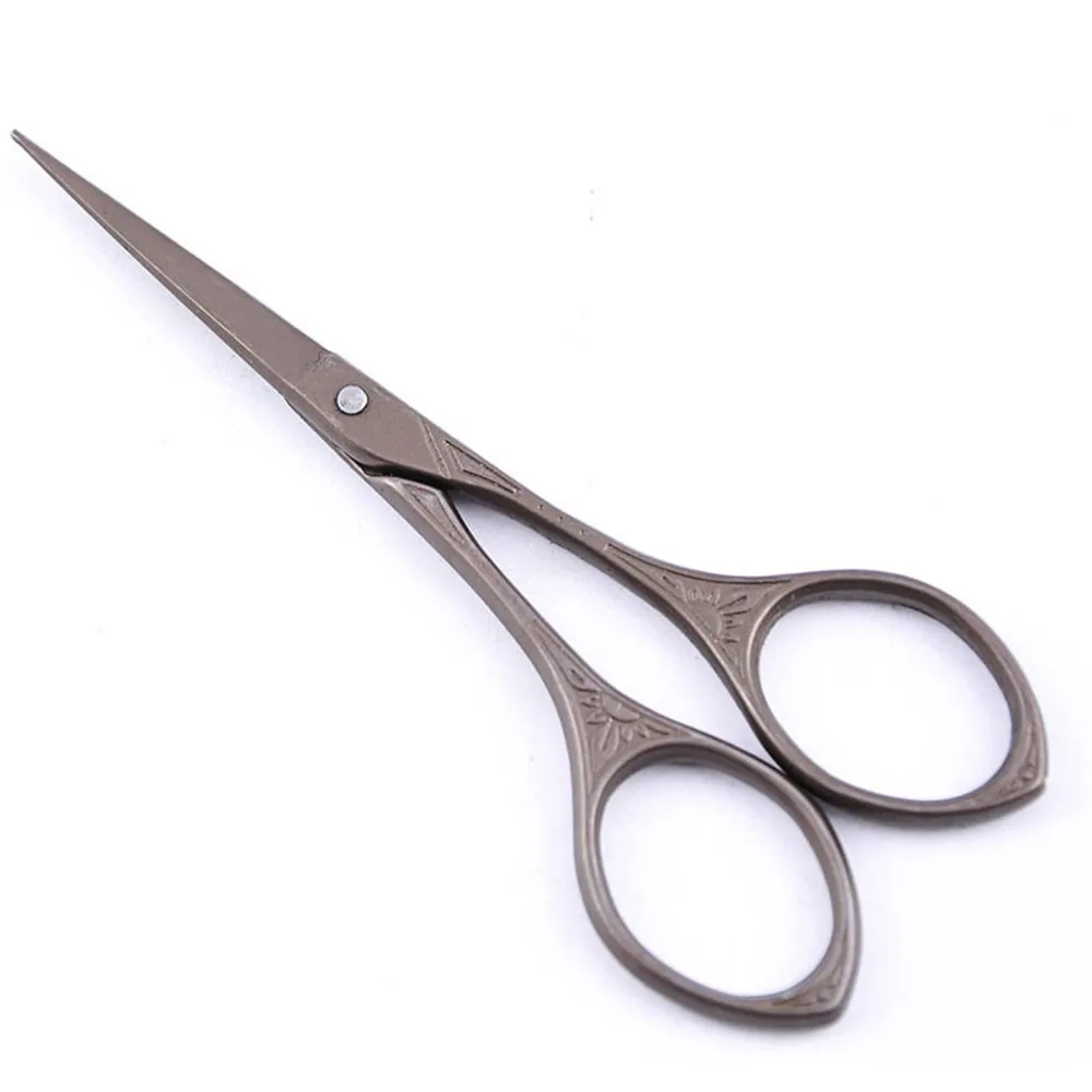 

100mm Antique sewing Tailor Pointed Tip Long Household Fabric cut trim shear cross stitch Vintage scissor handicraft DIY