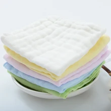 Горячая Распродажа, летний моющийся нагрудник из сетчатой ткани для мамы, 12 слоев, мягкий Одноцветный платок, 5 видов