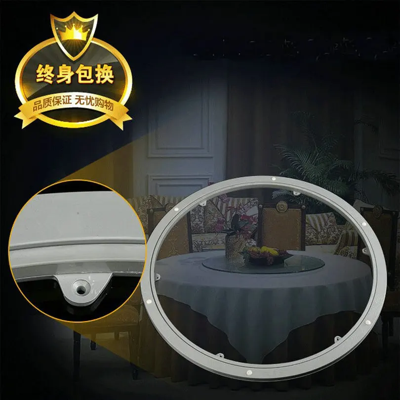 

20IN/50CM Resin Polymer Rubber Anti Slip Plastic Universal Rotating Turntable Bearing Swivel Stand Lazy Susan