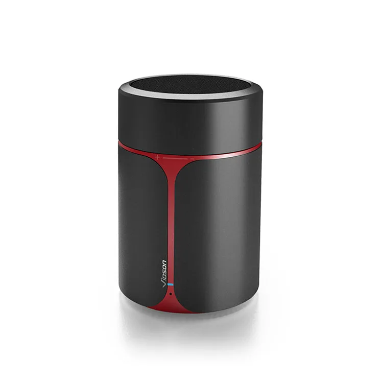 

Red Vdsion Portable Wireless Bluetooth Speaker Support TF/AUX Double Horn Speakers for Phone Computer.