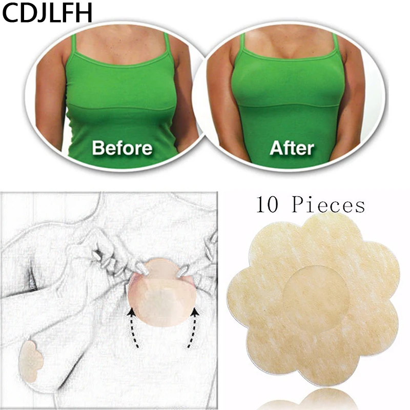 

Women Breast Lift Bra Tape Nipple Cover Push Up Bra Pads Adhesive Invisible Tape Bra Sexy Breast Lift Up Nipple Pasties Stickers