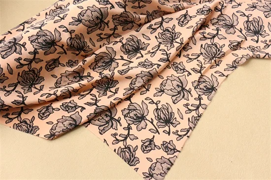 

Polka-dot silk chiffon fabric silk garment garment fabric BH2045 0.5m