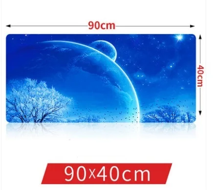 Игровой коврик для мыши WESAPPA 100X50/90X40 см XXL с большой запирающей кромкой, коврик для мыши с клавиатурой, Настольный коврик для игрового игрока