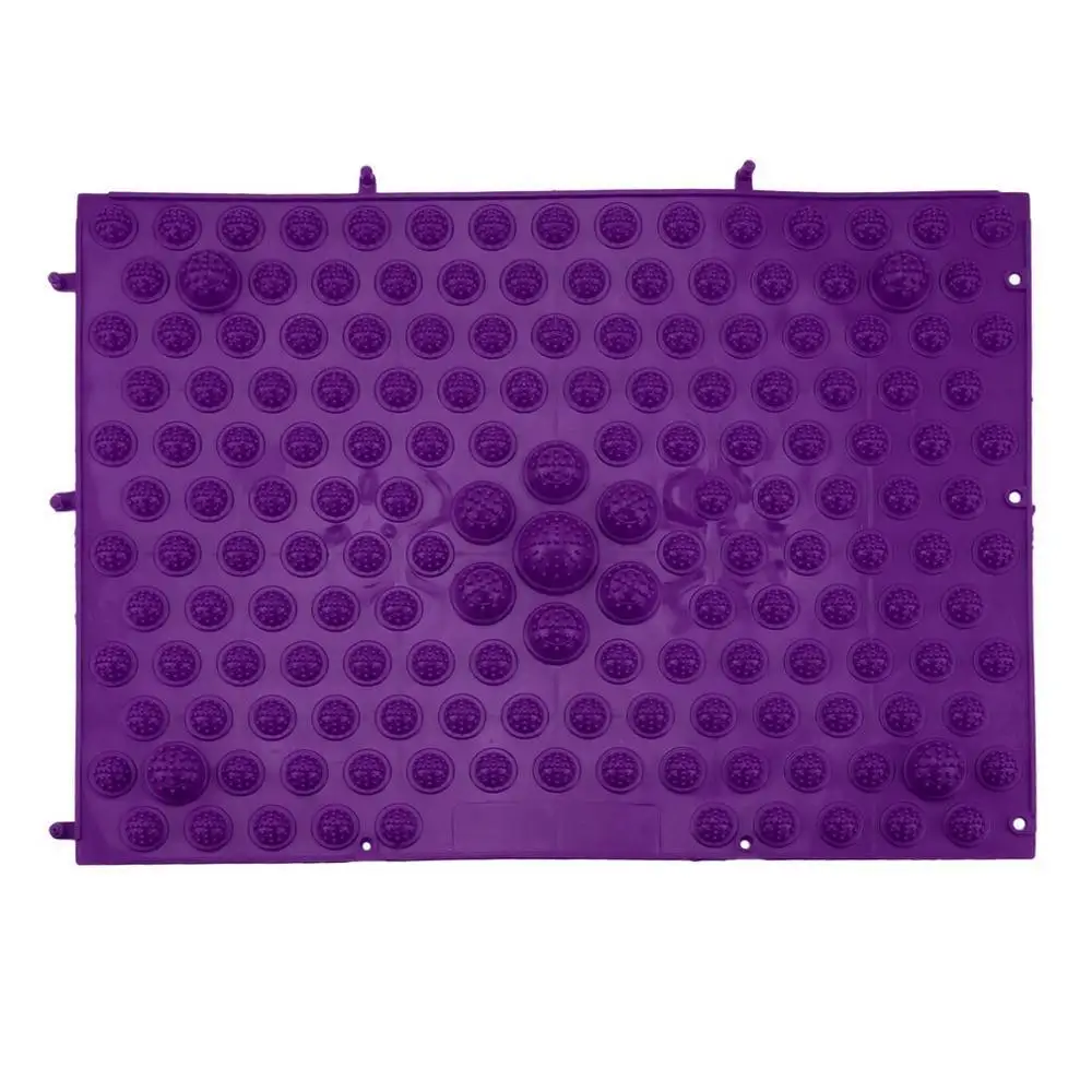 Purple Акупрессура, коврики для ног, забота о здоровье, Рефлексология ног, прогулочный Массажный коврик для облегчения боли, снятия стресса, акупрессура, одеяло шиацу - Цвет: Purple