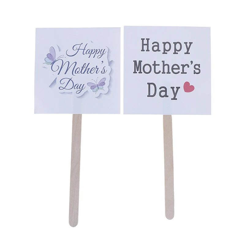 Счастливый День святого Валентина Золотой Бумага для капкейка матерей Fathers Day Happy