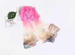 Новый Г-жа Тонкий парусник шарф оптом Моделирование Шелковый шарф диких солнцезащитный крем шарф экзотические Вай