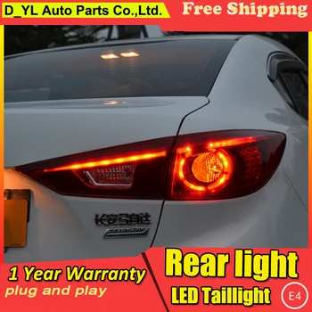 

Car Styling Tail Lamp for Mazda Axela Tail Lights 2014-2016 For Axela LED Rear Light Tail Lamp DRL+Brake+Park+Signal Stop light