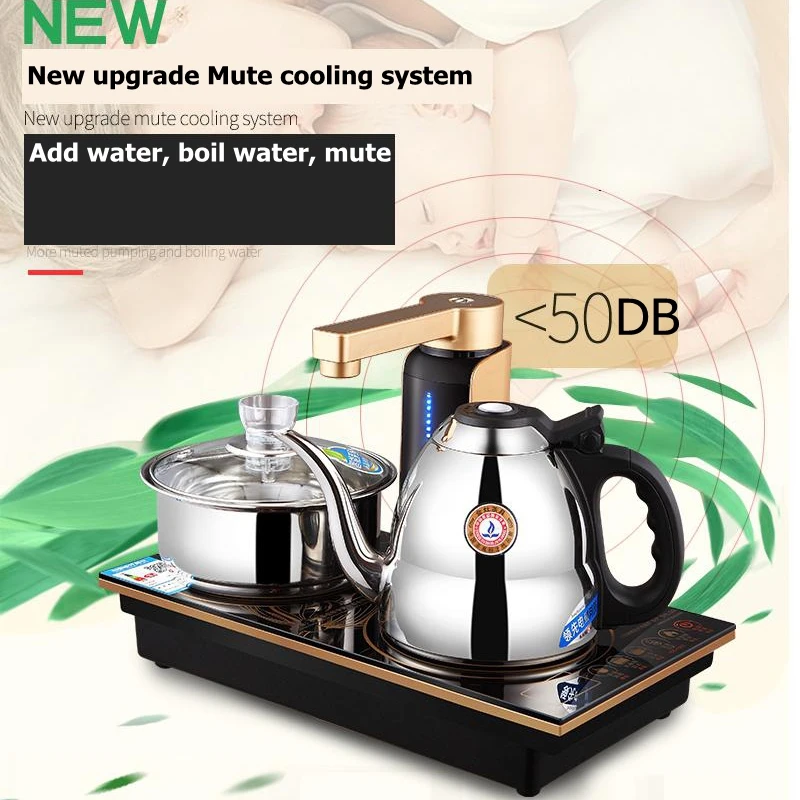 KAMJOVE Q9 Интеллектуальная Индукционная плита магнетронного типа, чайная плита, чайник, полностью автоматический электрический чайный набор для подогрева