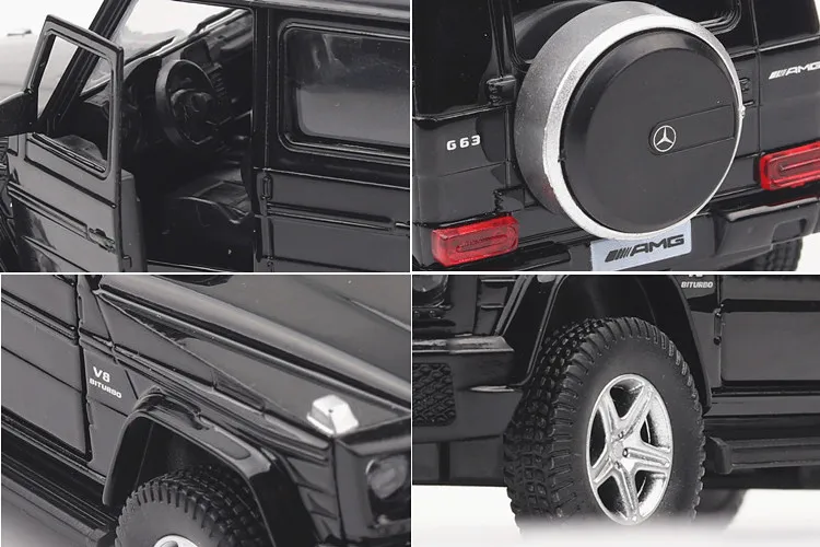 В коробке) Mercedes-Benz g-class модель автомобиля из сплава Игрушечная модель автомобиля