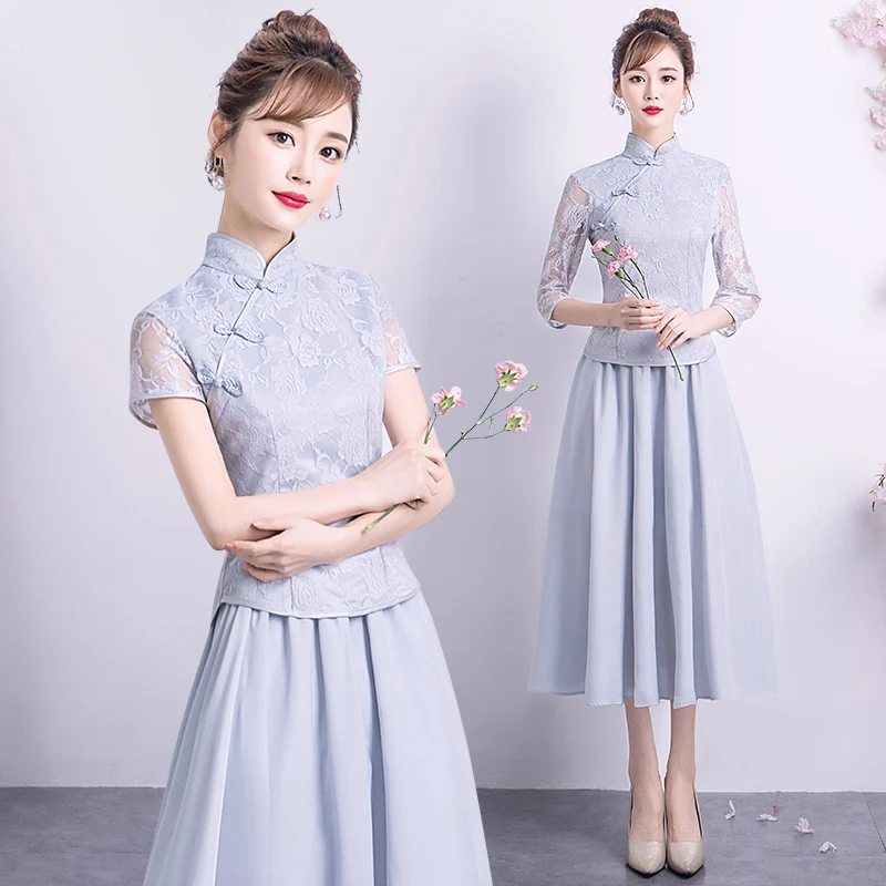 cheongsam bridesmaid dresses