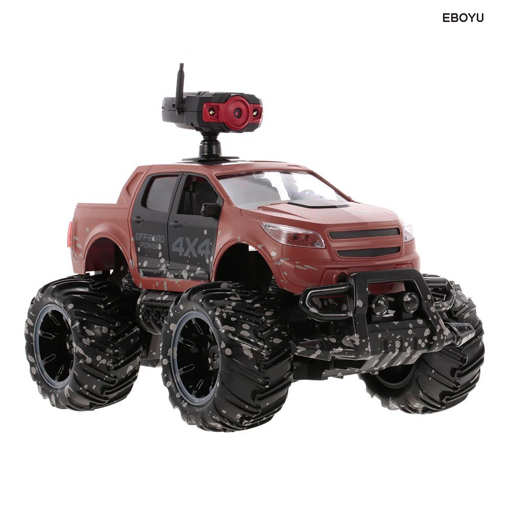 EBOYU Crazon 18MUD01 Радиоуправляемая машина 1/14 2,4G 2CH 2WD высокая скорость 15 км/ч внедорожник с 0.3MP Wifi FPV камерой RC Monster Truck RTR