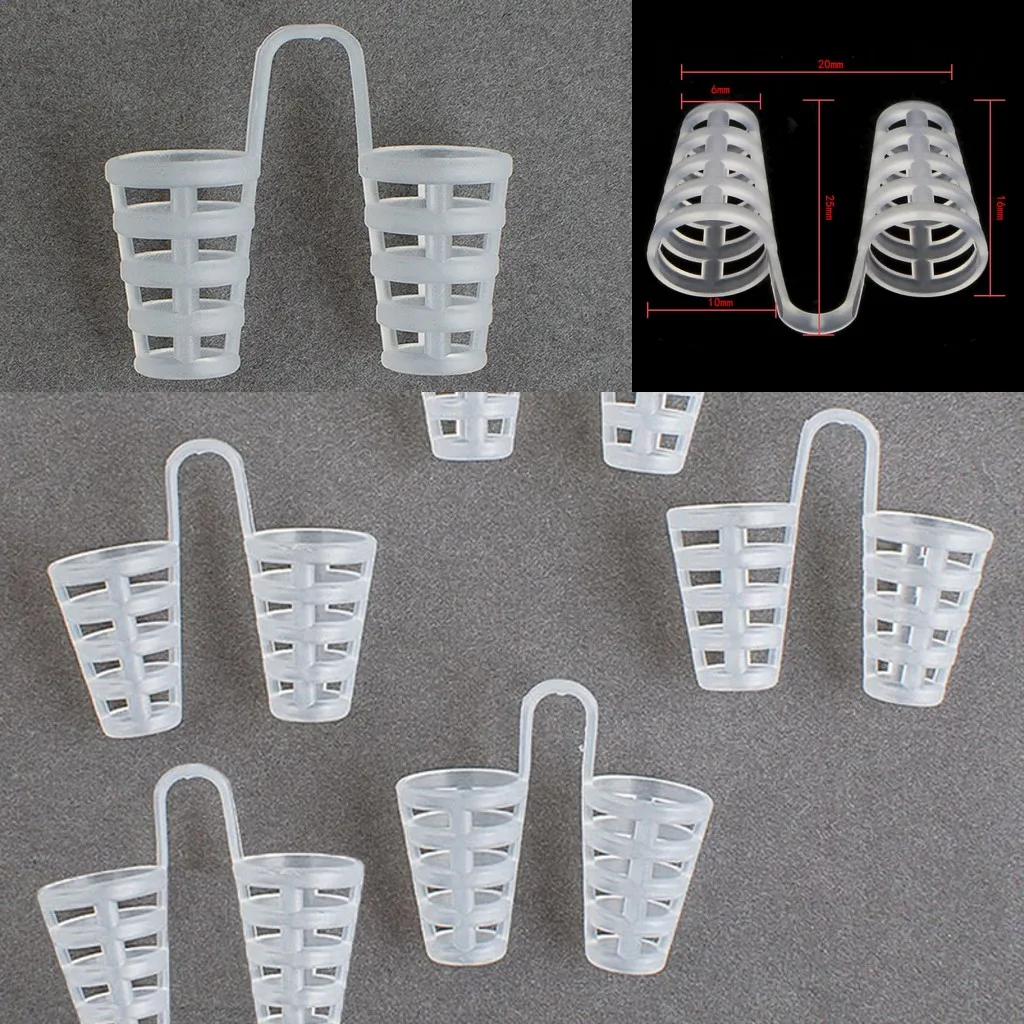 Hot Selling 5/10Pcs Anti Snore Nose Clip Device Sleeping Aid Equipment Stop Snoring Anti-Snoring Breathe | Красота и здоровье