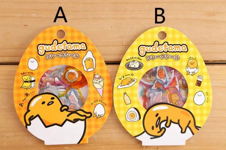 60 pcs/pack Sanrio Gudetama Lazy Egg Sealing Stickers Diary Label Stickers Pack Decorative Scrapbooking DIY Stickers