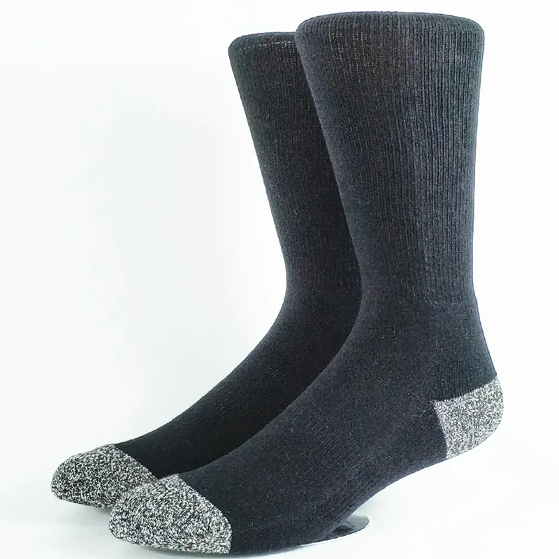 

Top Quality Men's Solid Skate Socks With Contrast Toe USA Size M(6-8.5),L( 9-12) ,Euro Size 39-41.5,42-45 (Thick,Cushioned)
