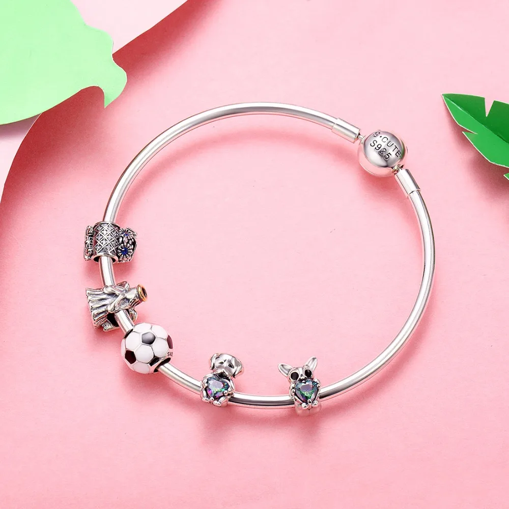 SILVERCUTE стерлингового серебра 925 Wise Сова Подвески подходят DIY браслет и ожерелье аксессуары для ювелирных изделий женщин SCD6181G