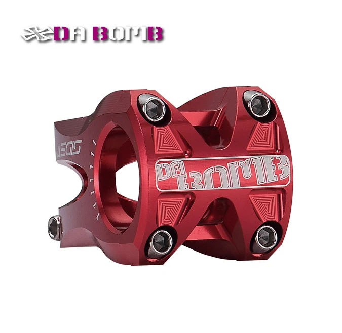 DABOMB AEGIS moutain bike MTB FR AM bicycle CNC Aluminum Anodized color  stem 31.8mm 50mm length Red color