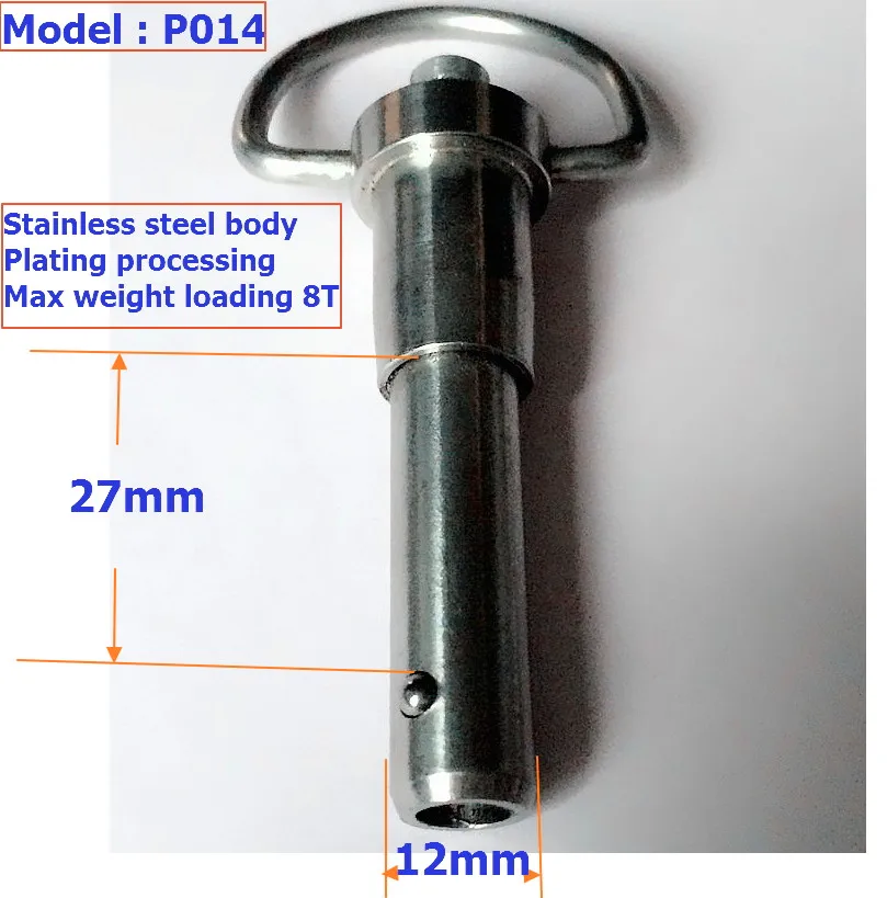 

Free shipping 12x27mm ,line array speakers pin P014 in professional audio