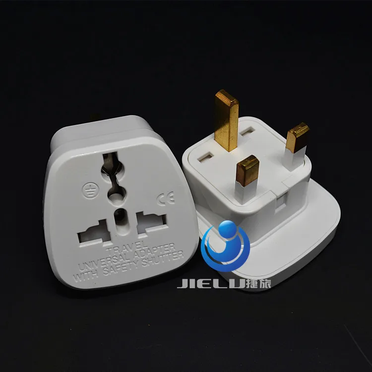 White safty gate Portable UK Singapore Universal AC Power Plug Travel