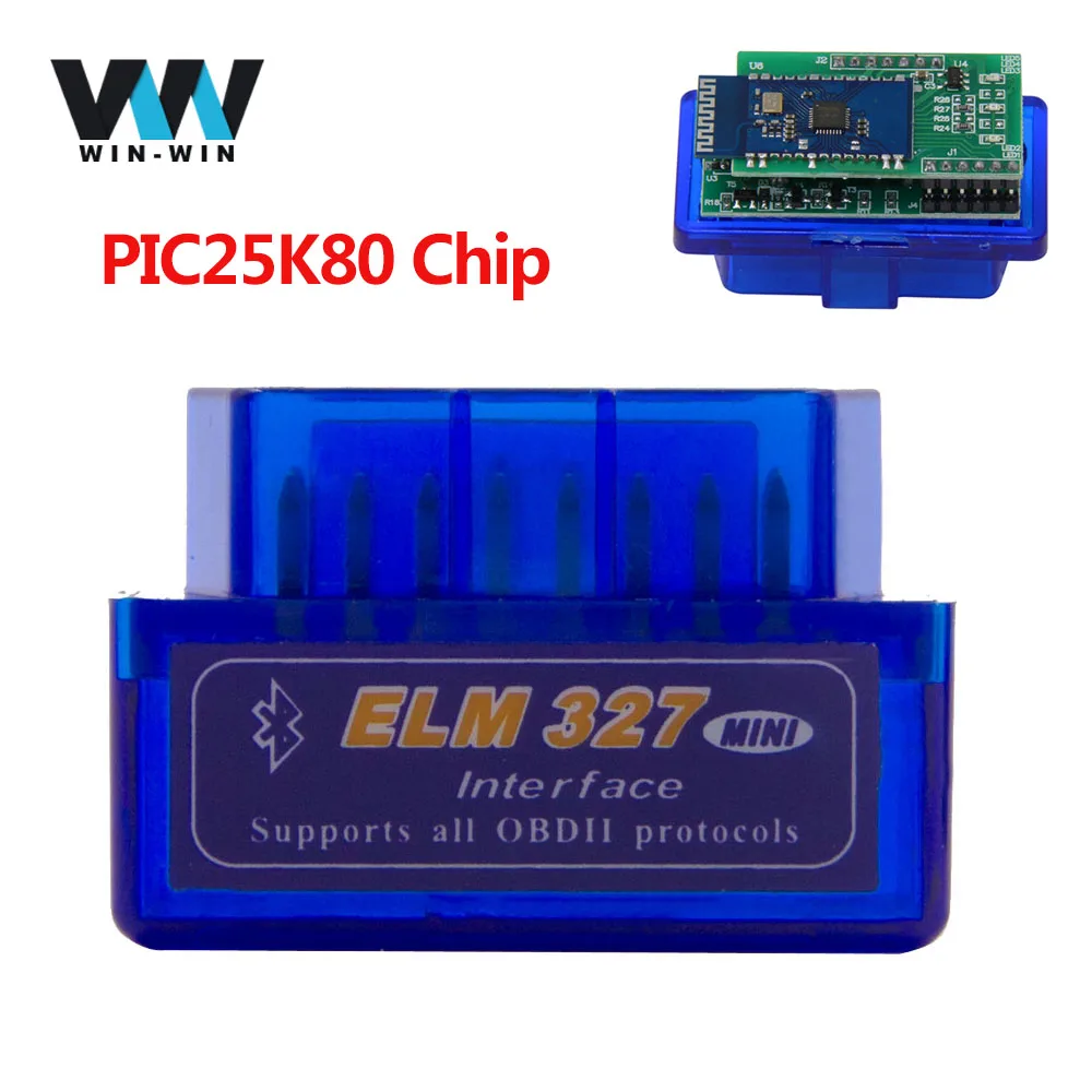 (10pcs/lot) Super mini ELM327 V1.5 PIC18F25K80 double board pcb obd2 ...