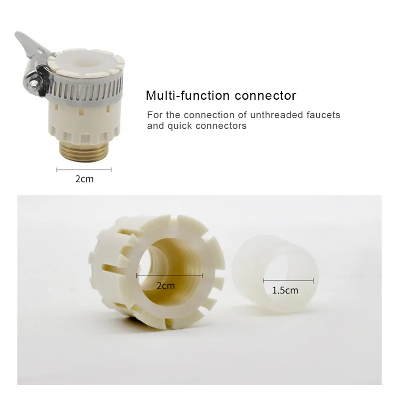 Универсальный соединитель для кухонного водопроводного шланга, адаптер для автомойки, водопроводная труба, медное соединение для стиральной машины, адаптер для водопроводных труб