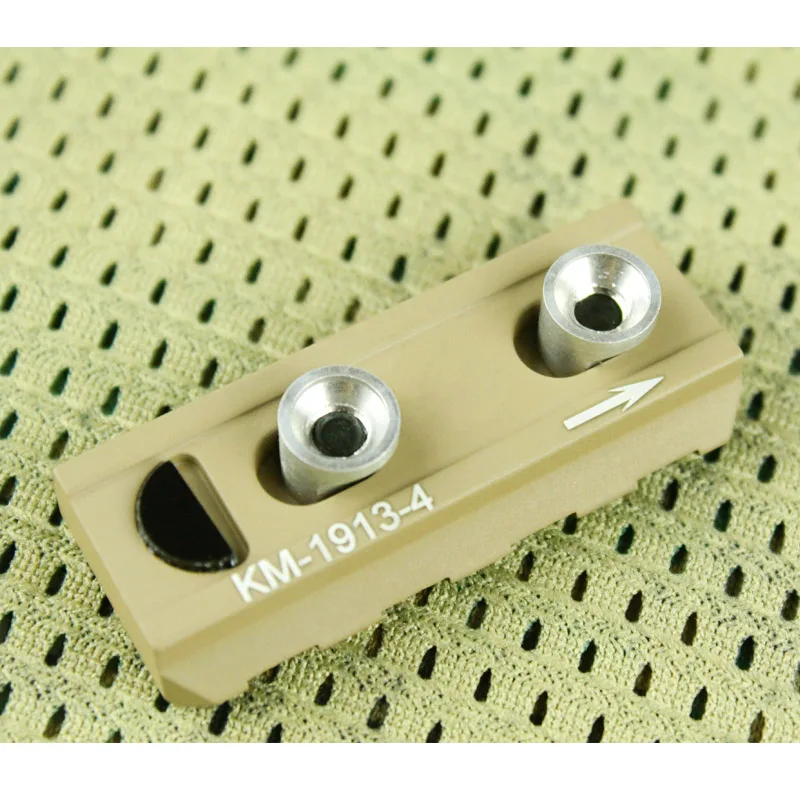 4 слота Пикатинни сегмент алюминиевый адаптер для Keymod Handguard Forend раздел DE