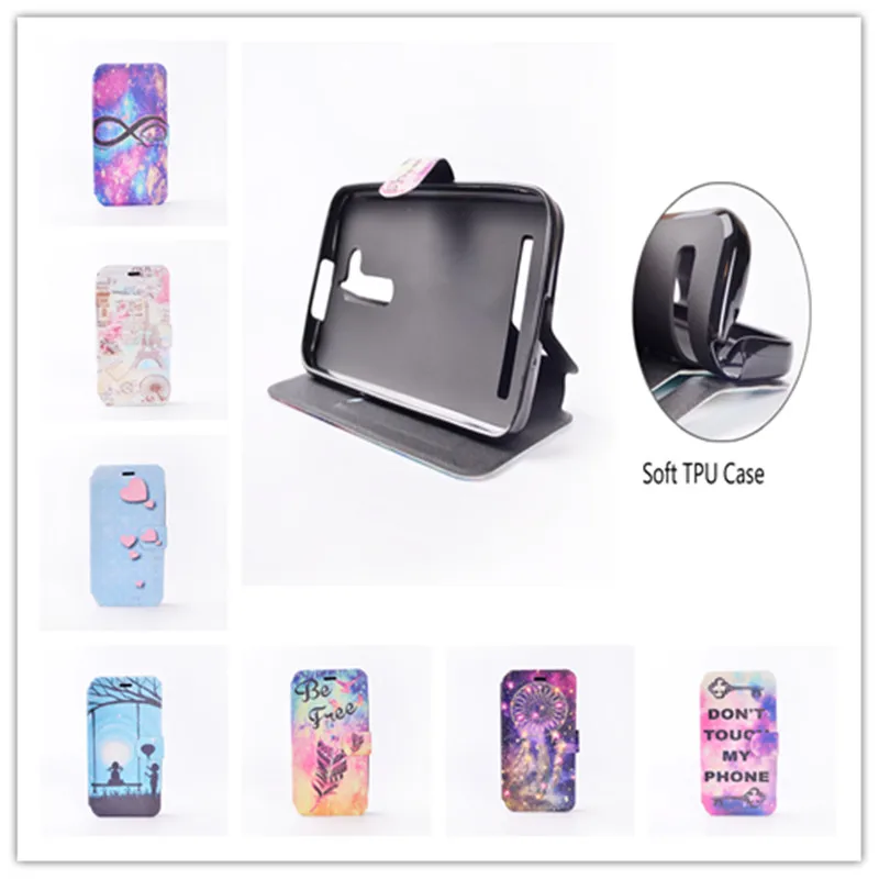 Новые Приходят Печати Dreamcatcher башня PU Leather Case For Asus Zenfone 3 Макс ZC520TL 5.2 дюймов Флип
