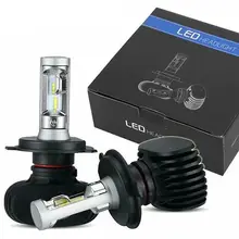 S1 H4 HB2 9003 9005 9006 50W 6500K 8000LM Hi/Lo Car LED Headlight Conversion Kit Bulb H7 Lamp Light White 12v 24v nighteye h4 car led headlights kit 50w 8000lm hi low auto headlamp fog light 6500k white head lamp 12v automobile led light bulb