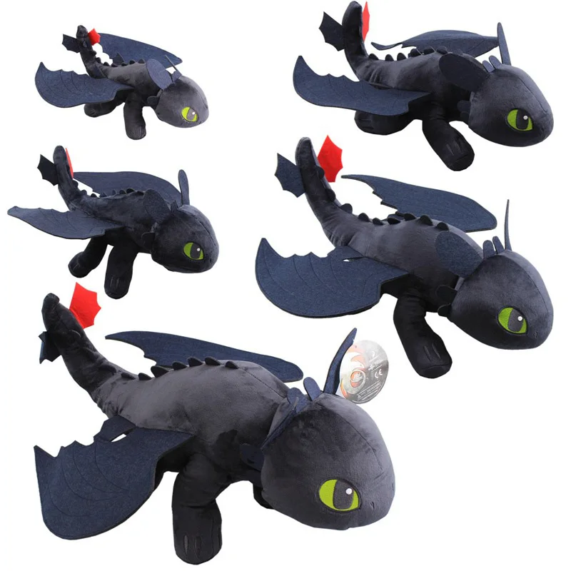 

How to Train Your Dragon Toothless Night Fury Soft Stuffed Animal Plush Toys