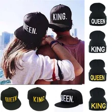 KING Кепка с надписью Queen с вышивкой Snapback хип-хоп бейсболка s для мужчин влюбленных пар мужчин женщин мультфильм шаблон casquette homme