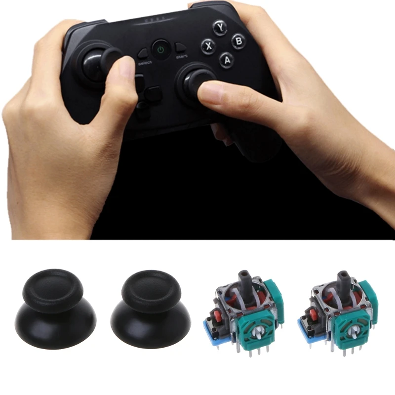 2 шт. ось джойстика аналоговый модуль датчика Thumbstick для PS4 Pro тонкий контроллер