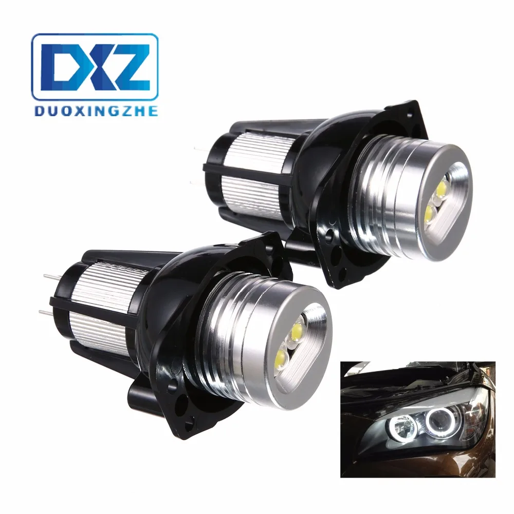 

DXZ 2PCS 2*6W 12W LED Marker Angel Eyes 6000K 450LM for BMW E90 E91 Serie 3 325i 328i 335i