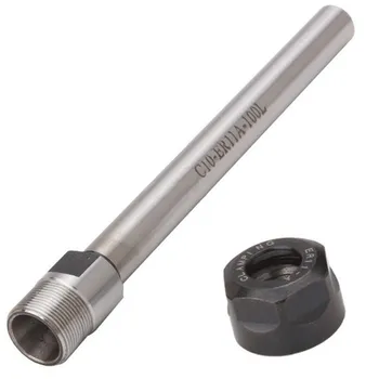 

1PCS A/M deep processing CNC straight shank 10mm extension rod C10 ER8 ER11 C10 ER16 100L 150L 200L collet chuck for CNC milling